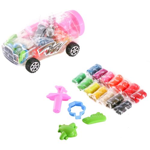 Тесто для лепки, 12 цветов, в колбе, MK 1027