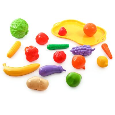 Набор фруктов и овощей, на подносе