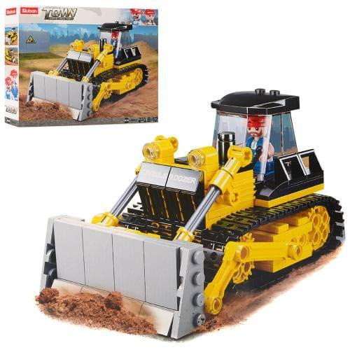 Конструктор бульдозер14,5см, фігурка, 231дет, в кор-ці, M38-B0802