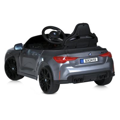 Дитячий електричний автомобіль BMW, сірий колір, M 5096EBLRS-11 Дитячий електричний автомобіль BMW, сірий колір, M 5096EBLRS-11