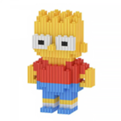 Конструктор піксельний "БАРТ СІМСОН", 10см, 560 деталей, 26-ZK