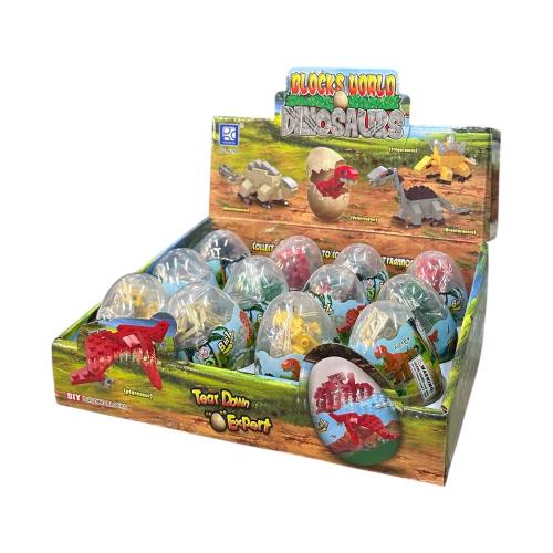 Конструктор динозавр в яйці сюрприз в упаковці 12 шт, K29A-4 Конструктор динозавр в яйці сюрприз в упаковці 12 шт, K29A-4