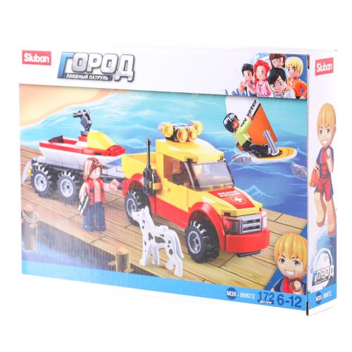 Конструктор SLUBAN, 172 детали, M38-B0672