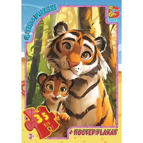Пазли ТМ "G-Toys" із серії "Звірята з усього світу", 35 ел., GP-AG01