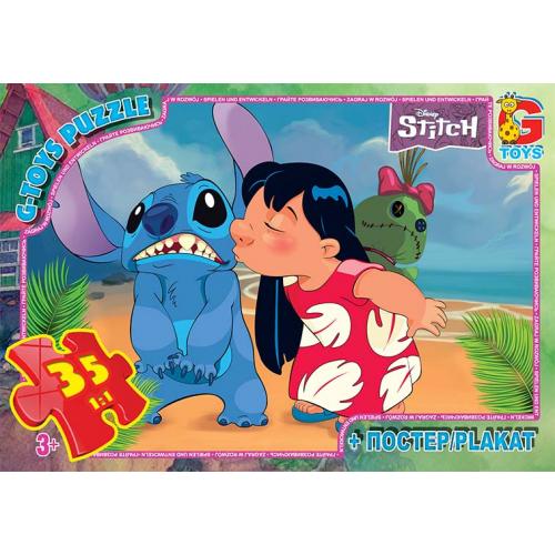 Пазли ТМ "G-Toys" із серії "Stitch", 35 ел., GP-SC603