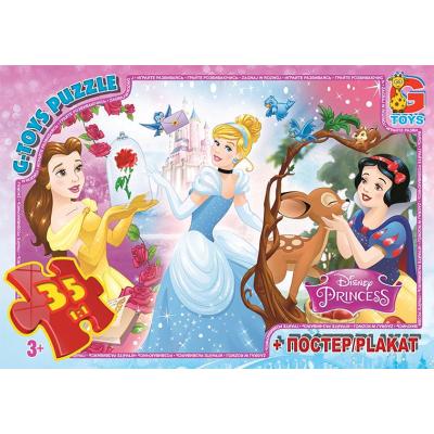 Пазли ТМ "G-Toys" із серії "Принцеси Дісней", 35 ел. Пазли ТМ "G-Toys" із серії "Принцеси Дісней", 35 ел.