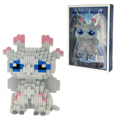 Конструктор Magic Blocks "ДРАКОН ФУРІЯ" 10х25см, 1320 деталей