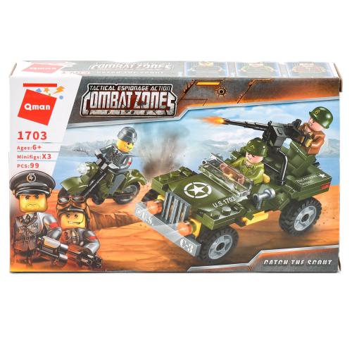 Конструктор Qman, 99 деталей, 1703 Qman Конструктор Qman, 99 деталей, 1703 Qman