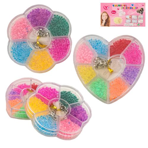 Набір кольорового бісеру для плетіння, 55-86-240 Набір кольорового бісеру для плетіння, 55-86-240