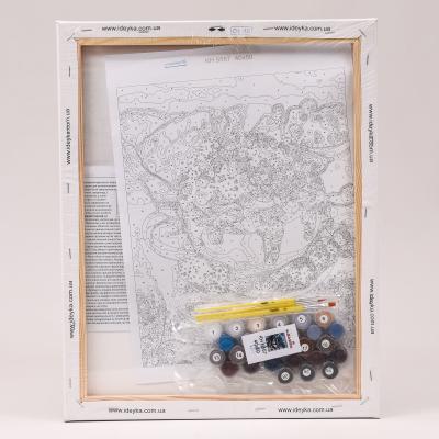 Набор для росписи по номерам "Шоколадный брауни", 40х50 см, ID-KHO5557