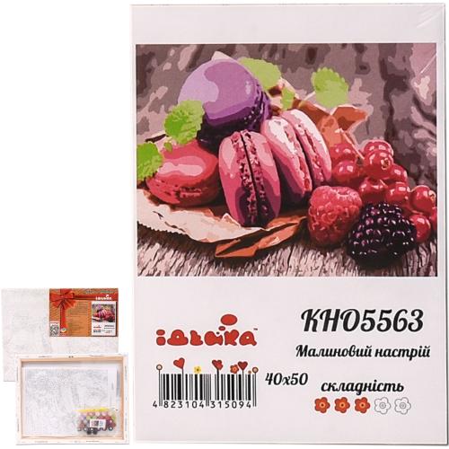 Набор для росписи по номерам "Малиновое настроение", 40х50 см, ID-KHO5563