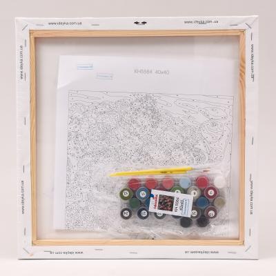 Набор для росписи по номерам "Дары лета", 40х40 см, ID-KHO5564 Набор для росписи по номерам "Дары лета", 40х40 см, ID-KHO5564