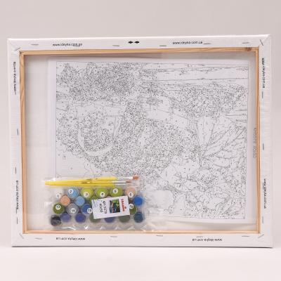 Набор для росписи по номерам "Виноград в корзине", 40х50 см, ID-KHO5579