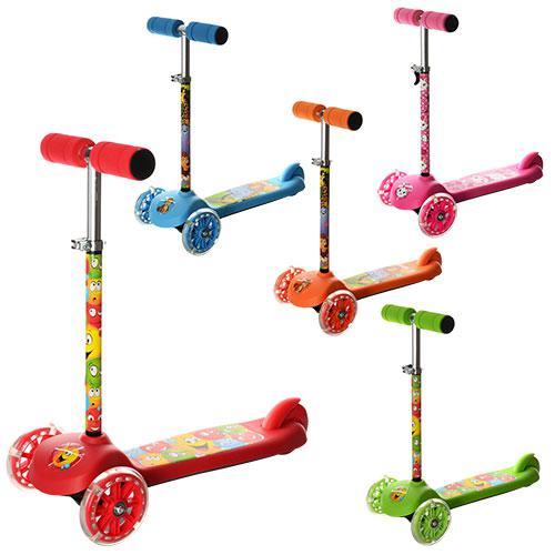 Самокат MINI, 6 цветов, 3 кол, в кор-ке, BB 3-024