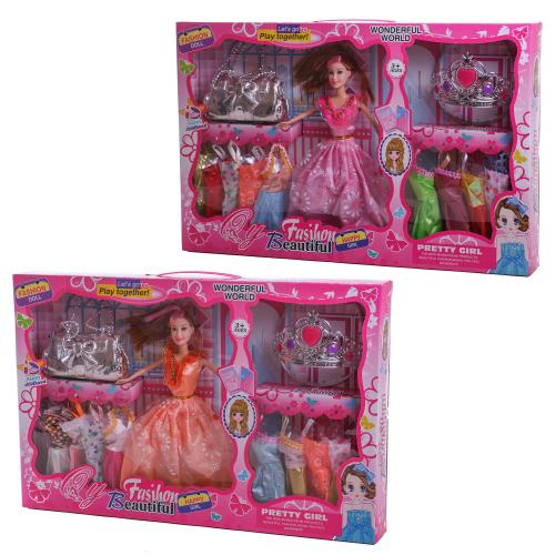 Лялька з нарядами, 28 см, мікс видів, в кор-ці, 2078A