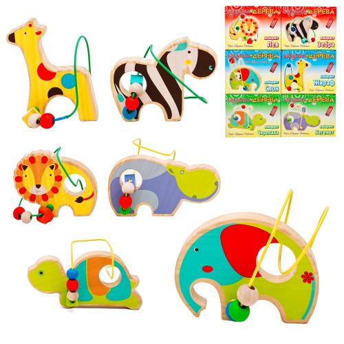 Дерев'яна іграшка "Лабіринт Тваринки", Д345-6-7-8-9-0 Дерев'яна іграшка "Лабіринт Тваринки", Д345-6-7-8-9-0