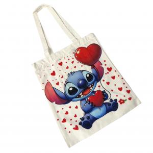 Шопер STITCH&HEART 40х34см з блискавкою
