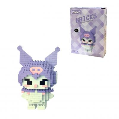 Конструктор BRICKS "KUROMI" 10см, 560 деталей