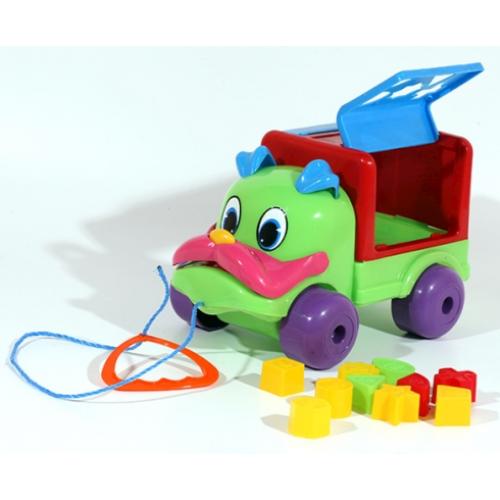 Каталка "Собака", сортер с верёвочкой, 06-602 Каталка "Собака", сортер с верёвочкой, 06-602