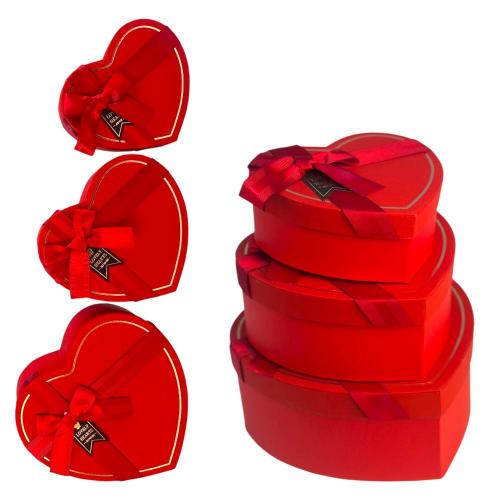Набір подарункових коробок "Серця", MA25-832-2