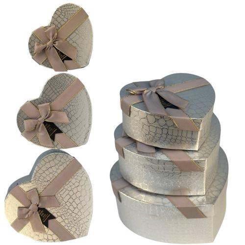 Набір подарункових коробок "Серця", MA25-833