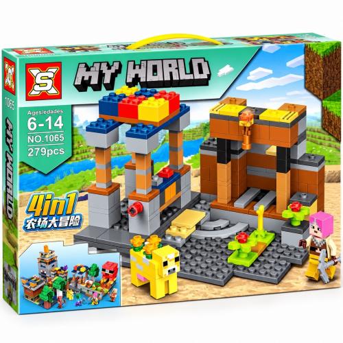 Конструктор My World "Вхід в шахту" 279 дет., 1065 Конструктор My World "Вхід в шахту" 279 дет., 1065