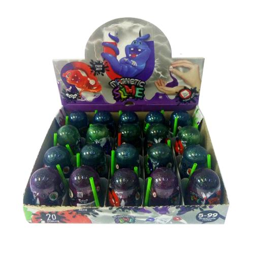 Слайм "Magnetic Slime", колба, РУС, микс видов, в дисплее, ДТ-СО-16-29
