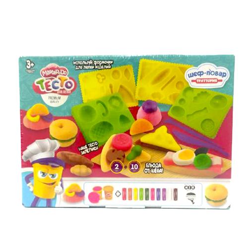 Креативное творчество Тесто для лепки Master Do "Шеф-кухар.Тратория" РУС, ДТ-ТЛ-02130