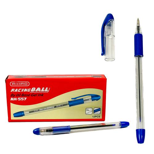 Ручка AIHAO, масляная, синяя (цена за упаковку), AH-557A