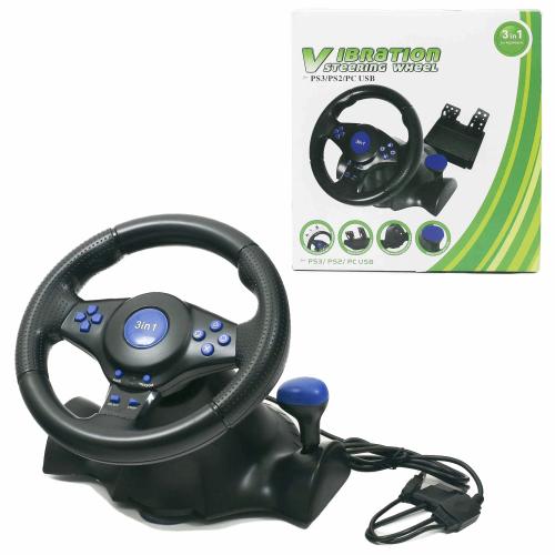 Руль с педалями для PS2 / PS3 / PC (Виброотклик), VWPS3