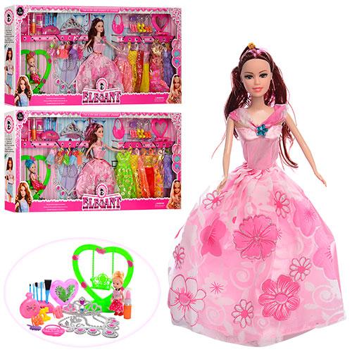 Лялька з нарядами, 28 см, мікс видів, пупс 10 см, в кор-ці, 188B Лялька з нарядами, 28 см, мікс видів, пупс 10 см, в кор-ці, 188B