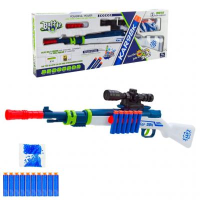 Автомат стріляє поролоновими кулями у коробці Автомат стріляє поролоновими кулями у коробці