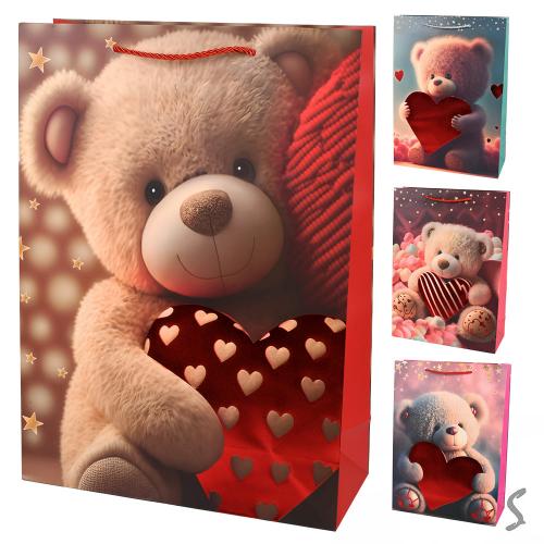 Пакет подарунковий паперовий L "Teddy" 30*41.5*12 см, R97007-L