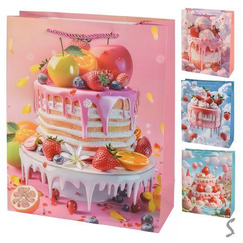 Пакет подарунковий паперовий M "Sweets" 26*32*10см, R34530-M