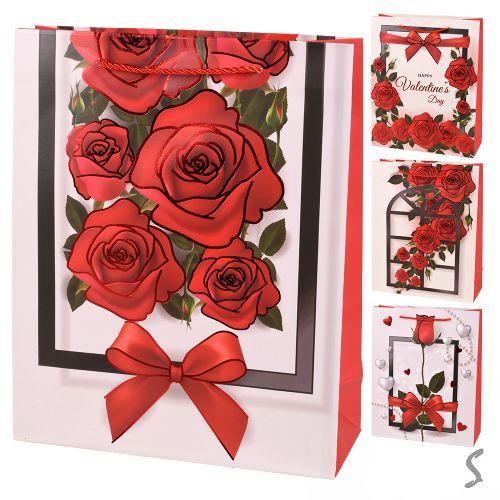 Пакет подарунковий паперовий L "Valentine's Day" 30*41.5*12см, R34572-L