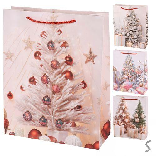 Пакет новорічний паперовий L "Christmas" 31*40*12см, R34471-L