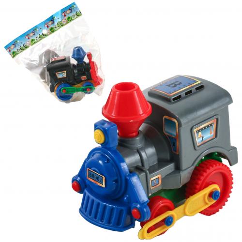 Паровоз, инерц-й, 2 цвета, в пакете, B8001-B8002 Паровоз, инерц-й, 2 цвета, в пакете, B8001-B8002