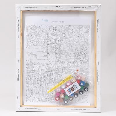 Набор для росписи по номерам "Невероятная Прага", 40х50 см, ID-KHO3574