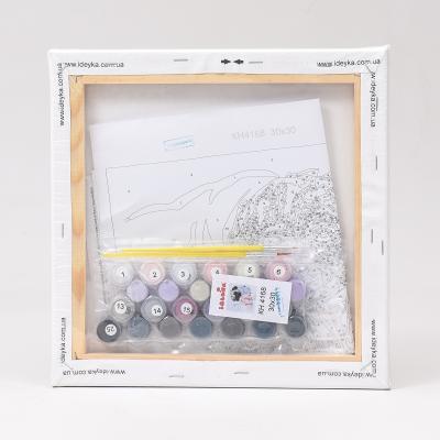 Набор для росписи по номерам "Любимая игрушка", 30х30 см, ID-KHO4168 Набор для росписи по номерам "Любимая игрушка", 30х30 см, ID-KHO4168