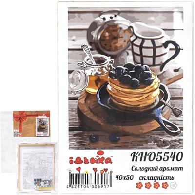 Набор для росписи по номерам "Сладкий аромат", 40х50 см, ID-KHO5540