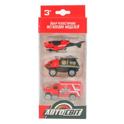 Набор машинок " Автомир" металлический, AS-1940