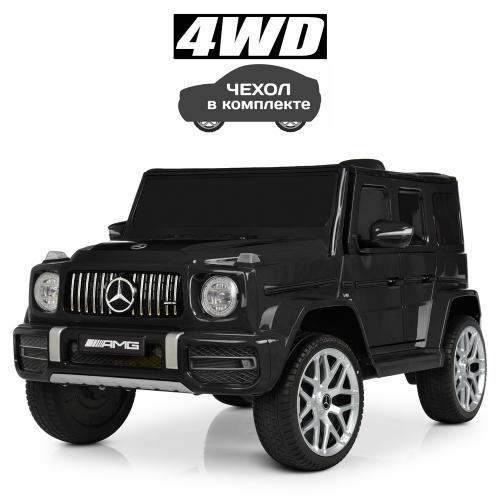 Дитячий електричний Джип, чорний колір, M 4214EBLR-2