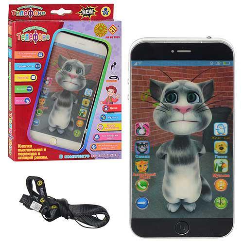 Телефон "Кот Том", РУС, АНГЛ, в кор-ке, JD 101 B