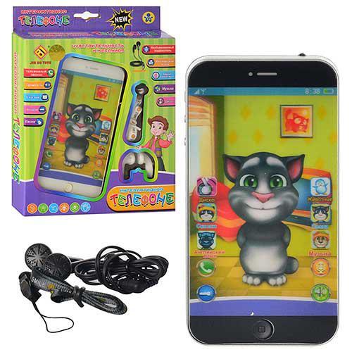 Телефон "Кот Том", РУС, АНГЛ, в кор-ке, JD 201 B