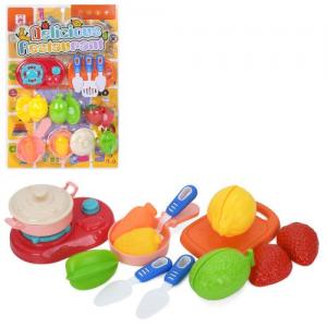 Набір посуду на листі