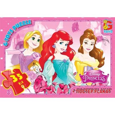 Пазли ТМ "G-Toys" із серії "Принцеси Дісней", 35 ел. Пазли ТМ "G-Toys" із серії "Принцеси Дісней", 35 ел.