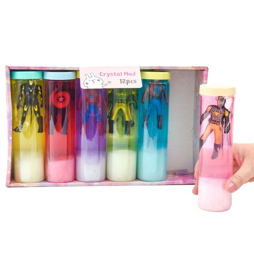 Слайм, для рук, с супергероями, микс видов, в дисплее, MM 001006