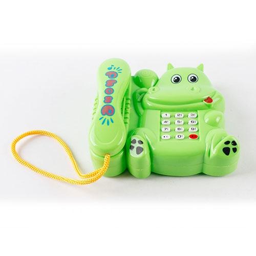 Телефон "Бегемотик", в кульке, 550-3