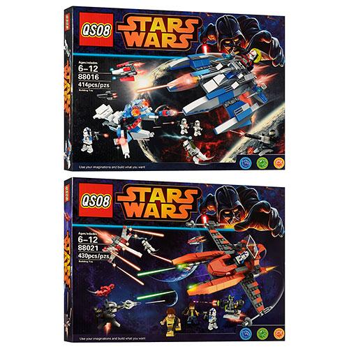 Конструктор "STAR WARS", от 414 дет., микс видов, в кор-ке (мал.), 88016-21