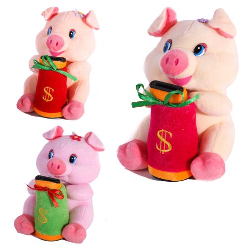 Скарбничка "Свинка", 3 кол, в пакеті, MP 1691